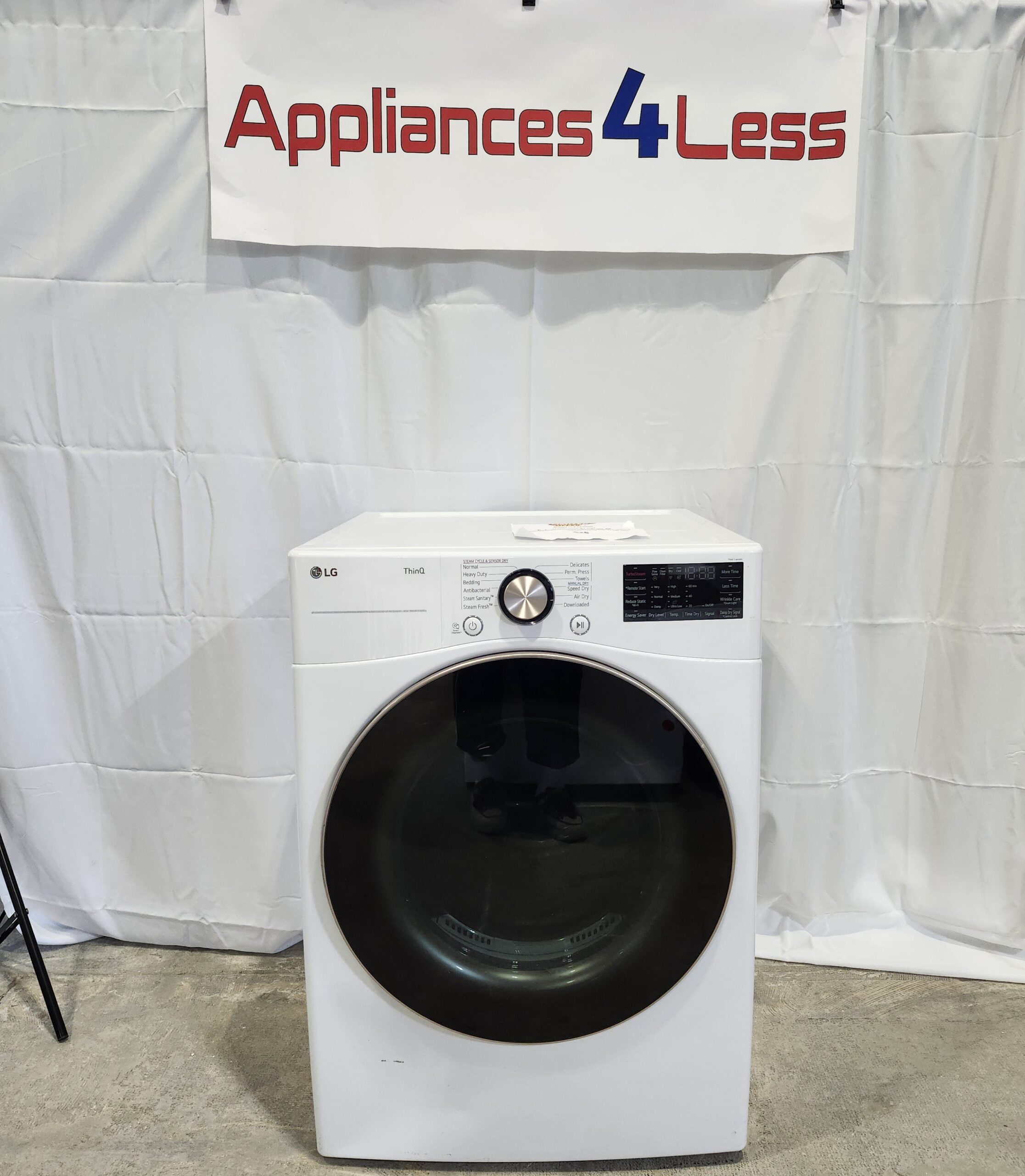 DLE 4000W-1 7.4 cu. ft. Ultra Large Capacity Smart wi-fi Enabled Front Load Electric Dryer with TurboSteam™ and Built-In Intelligence - Image 1