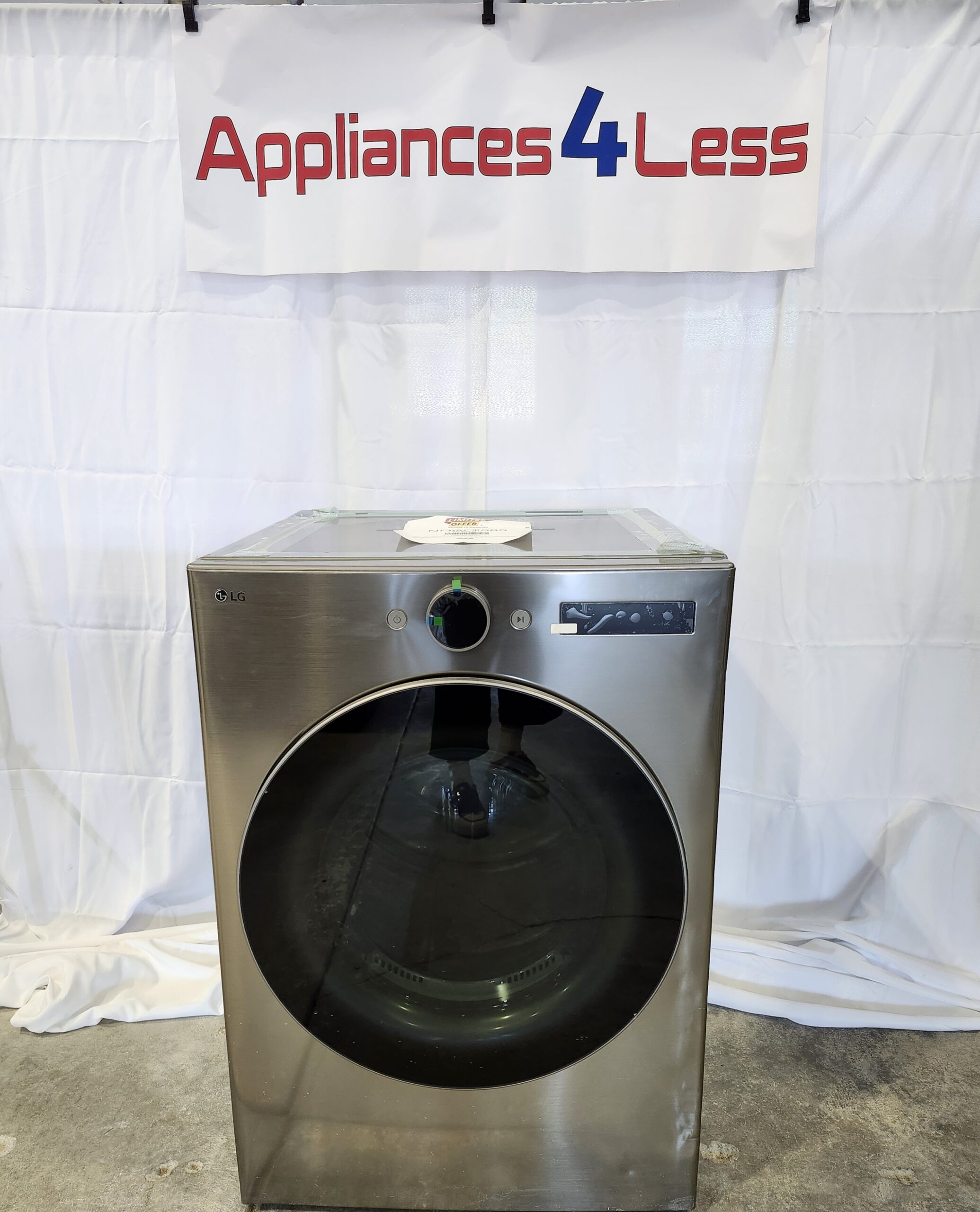 DLEX5500V-1 7.4 cu. ft. Ultra Large Capacity Smart Front Load Electric Energy Star Dryer with Sensor Dry & Steam Technology - Image 1