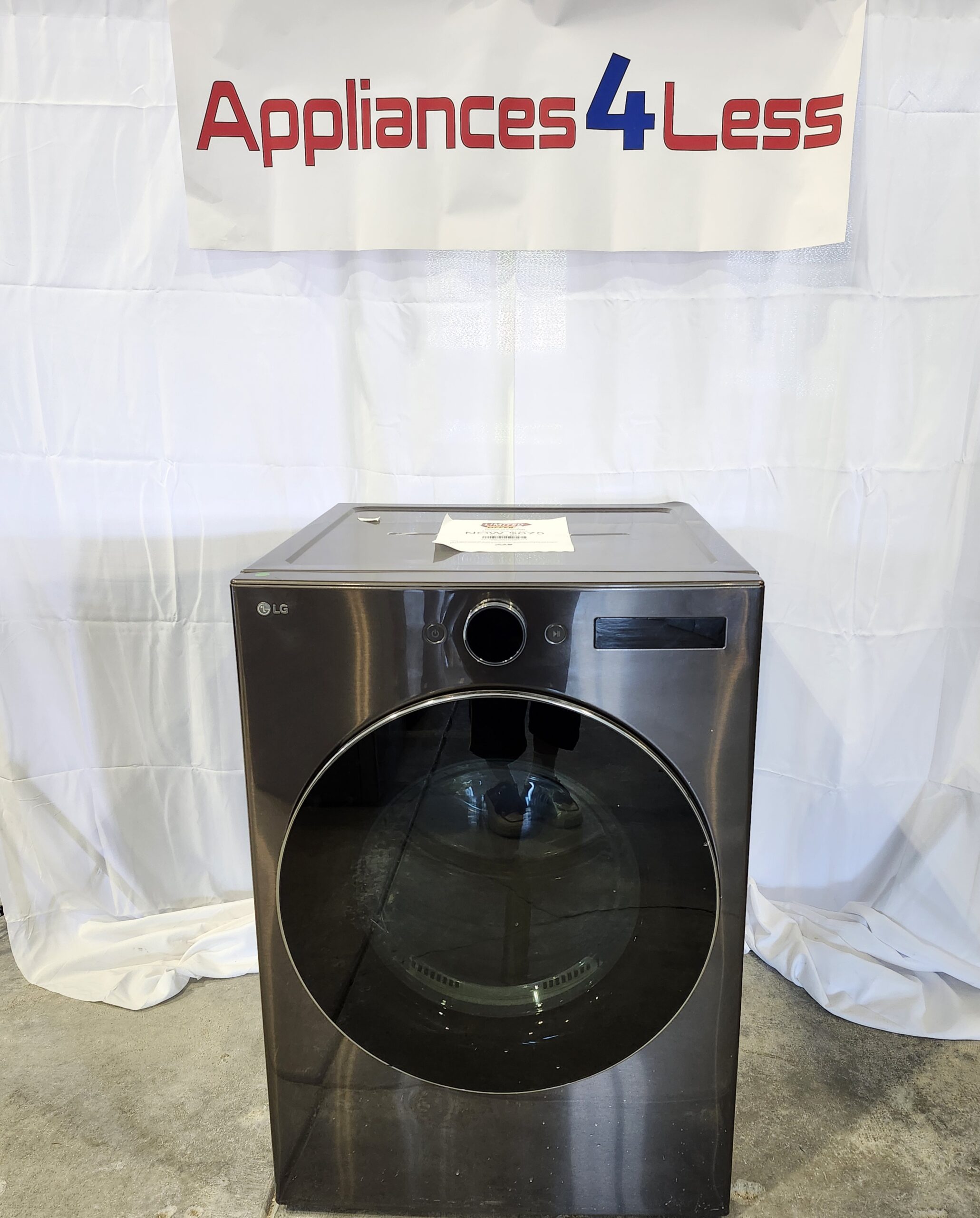 DLEX6700B-1 7.4 cu. ft. Ultra Large Capacity Smart Front Load Electric Dryer with Built-In Intelligence & TurboSteam® - Image 1