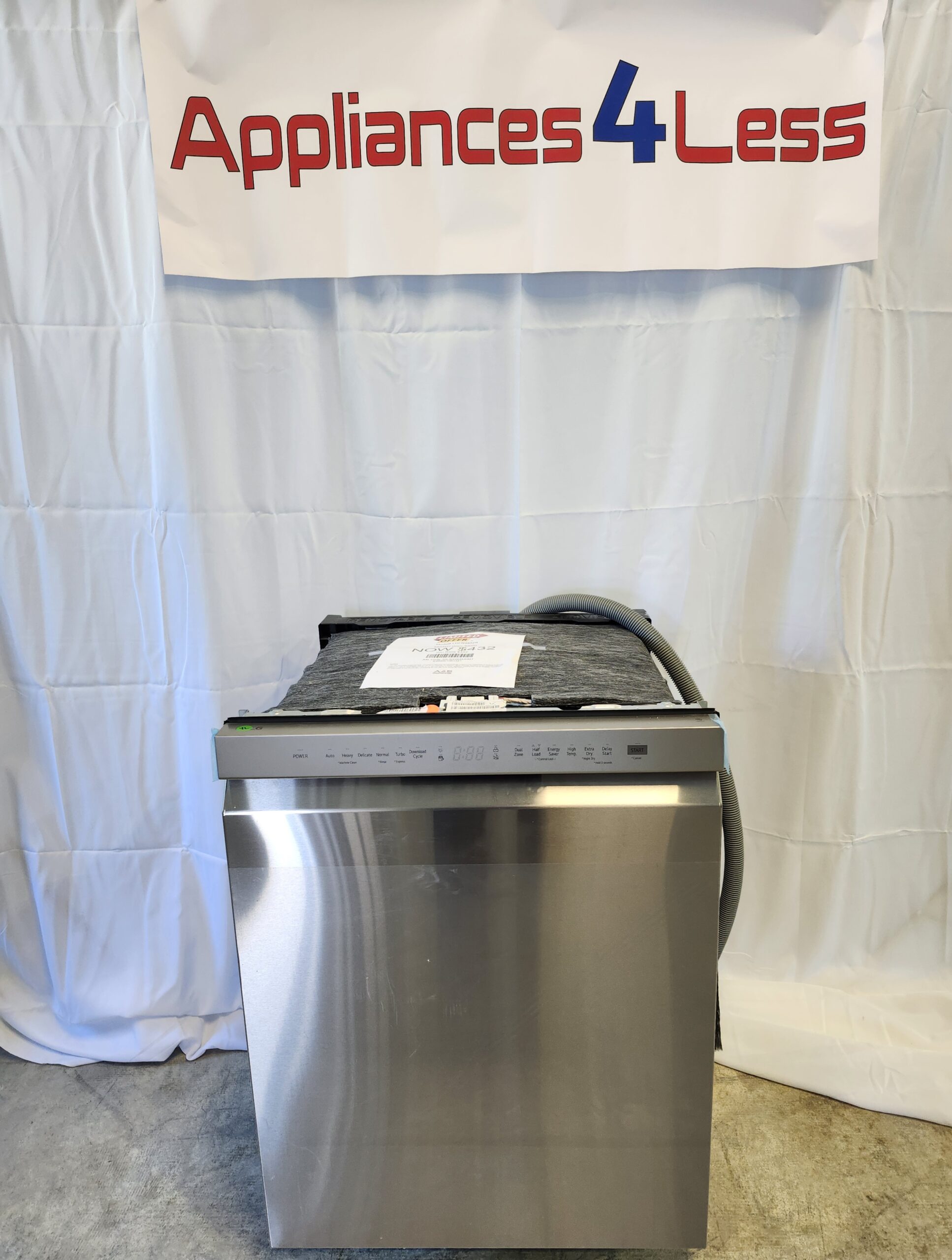 LDFN4542S-1 Front Control Dishwasher with QuadWash™ - Image 1