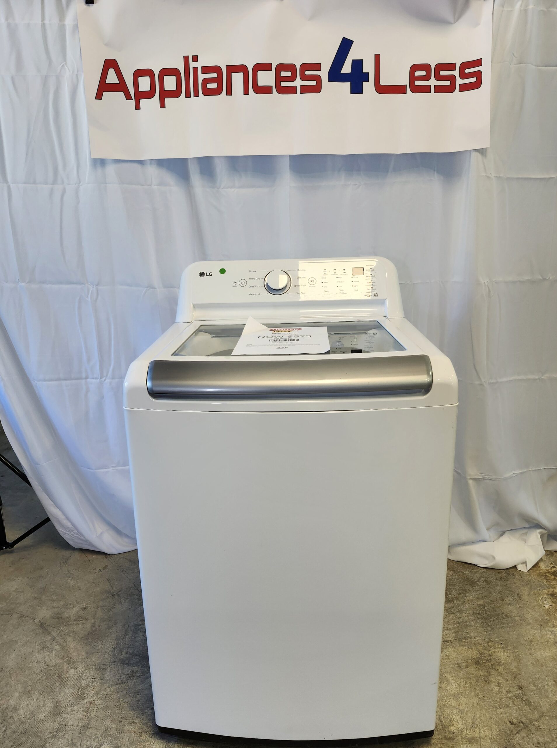 WT7150CW-1 5.0 cu. ft. Mega Capacity Top Load Washer with TurboDrum™ Technology - Image 1