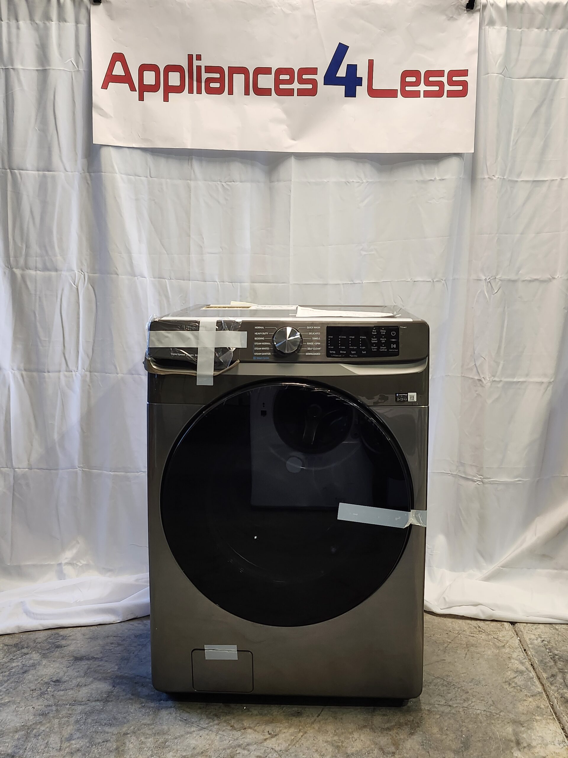 20241107_161553 Samsung 4.5 cu. ft. Smart High-Efficiency Front Load Washer with Super Speed in Plantinum - Image 1