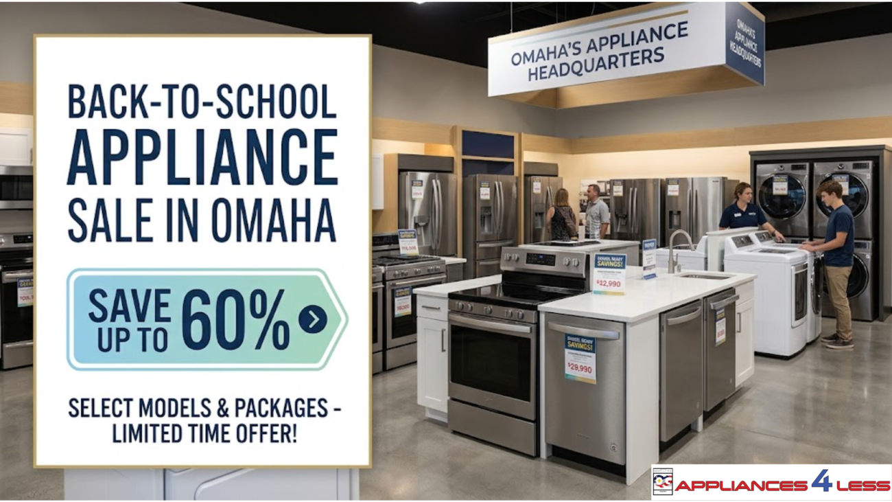 Back-to-School Appliance Sale in Omaha: Save Up to 60%